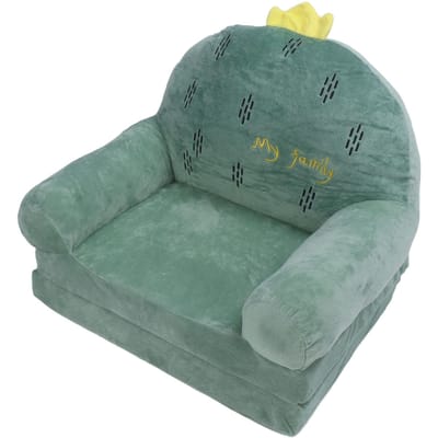 Kinderbank Comfortabele Aanraking Ademend Opvouwbaar Gemakkelijk Schoon te Maken Cactus Peuterbank Lounger voor gray