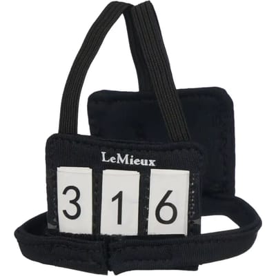 Plastron en genummerd rugnummer voor knuffel LeMieux