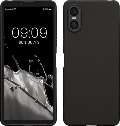 kwmobile telefoonhoesje geschikt voor Sony Xperia 10 VI - Hoesje voor smartphone - Back cover in zwart