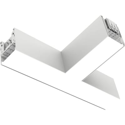 The Light Group SLC LED-hoekmodule Click T, AC, aansluiting links, wit