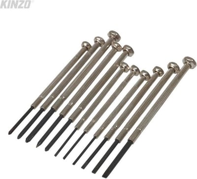 New Age Devi - Kinzo Precision~Schroevendraaier Set~11-delig~Schroevendraaiers