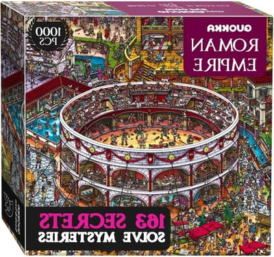Puzzel 1000 Stukjes - Legpuzzel Volwassenen - Ontspannen Tijdverdrijf - 147 Verborgen Mysteries - 80 x 50 cm - Romeins Rijk