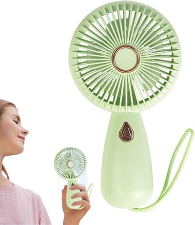Ventilator – handventilator – draagbare miniventilator – persoonlijke koelventilator – Stille ventilator – Ideaal voor thuis, op kantoor en op reis