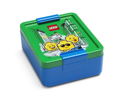 LEGO - Lunchbox Iconic Boy - Polypropyleen - Blauw