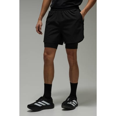 Common Pace Running Ultra 5inch 2in1 Short | Black | Size Medium