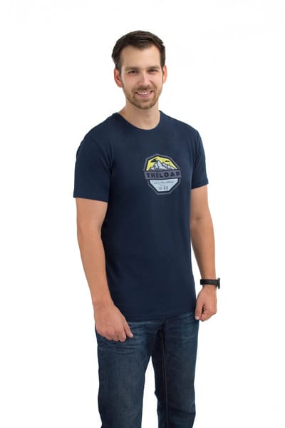 Heren T-shirt Loap Altair Blauw - S