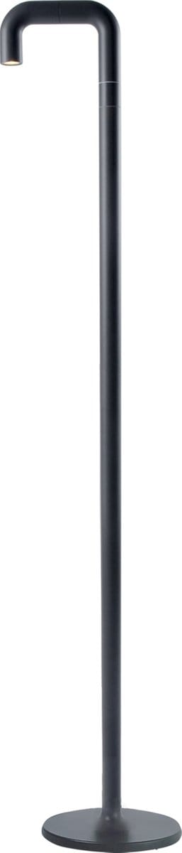 NEWDES | Vloerlamp| PIPE |LED | Dimbaar | 120CM | Antraciet / oplaadbaar / indoor / outdoor / Sompex