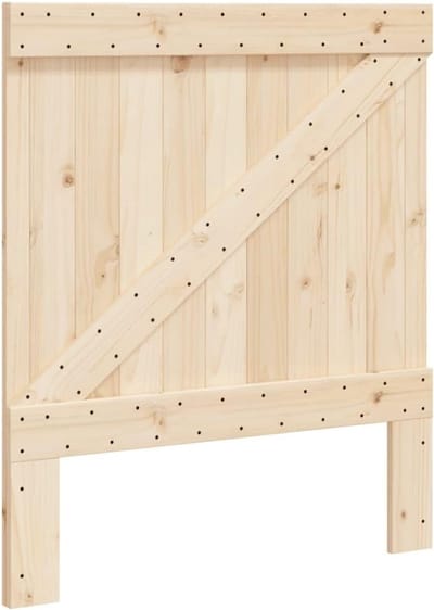 Hoofdbord voor Bed 90x104 cm Massief Grenenhout Rustiek