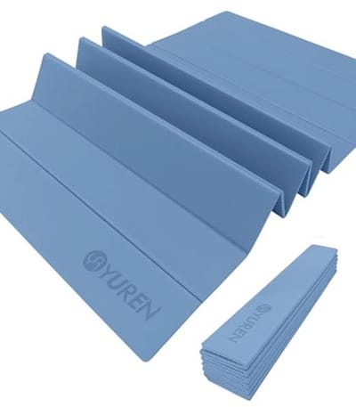 Opvouwbare Yogamat - 195 x 90 cm, 10 mm Dikte, Antislip Fitnessmat, Ideaal voor Thuis en Buiten