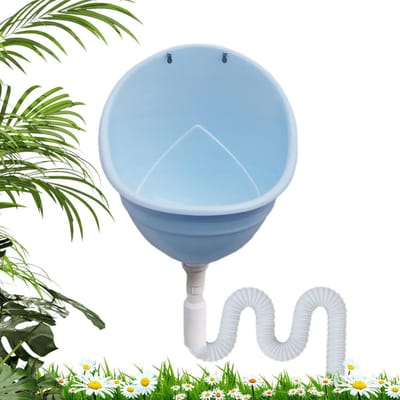 Waterloos Urinoir - Draagbaar Toilet - Efficiënt Toiletgebruik - Snel Urineafvoer - 34 cm Hoog - Blauw
