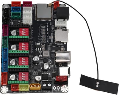 CNC Controller Board - Graveermachine Moederbord - Precisie Graveren - 4-Assige Controle - 12V-24V 10A - Zwart