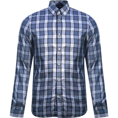 Fred Perry Black Long Sleeve Shirt