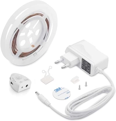 Dimbaar LED Bedlamp met Bewegingssensor - Warm Wit Nachtlamp voor Onder het Bed