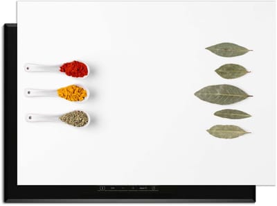 KitchenArt - Bay & Blend - Inductie Beschermer - 83x51.5 cm - Kookplaat Beschermer - Luxe Afdekplaat Inductieplaat - Anti-slip & Oprolbaar - Beschermmat Inductiekookplaat