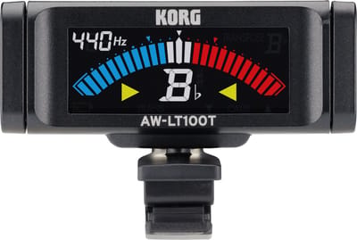 KORG AW-LT100T Opsteekbare stemapparaat speciaal voor koperblazers met een batterijduur van 100 uur en een kleurenscherm.