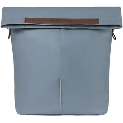 Basil City - Fietsshopper - MIK Hooks - Enkele Fietstas - 14-16 Liter - Waterafstotend - Reflectiedetails - Graphite Blauw