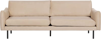 VINTERBRO - Driezitsbank - Beige - Fluweel