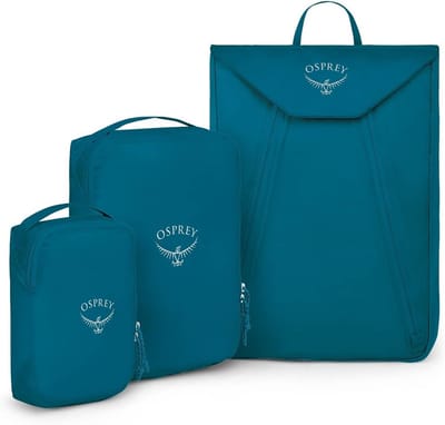 Reis Accessoires Set - Opbergkubus - Bagage Organiseren - Waterafstotend Materiaal - One Size - Blauw
