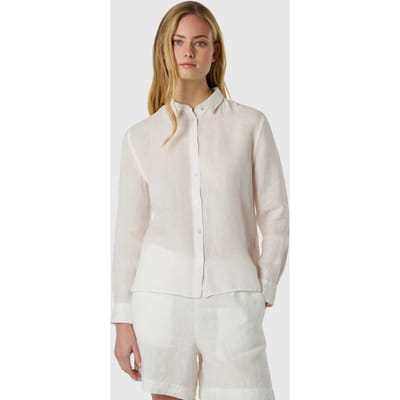linnen shirt vrouw marshmallow