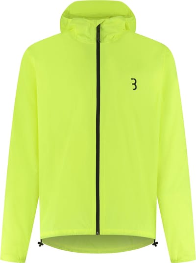 BBB Cycling MultiShield Regenjas Fiets: Urban & Sport - Waterdicht 10K en Ademend - Heren & Dames Fietsjas - Neon Geel - Maat S - BBW-475