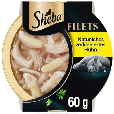 16x60g Kip Fijne Filets Sheba Kattenvoer