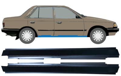 Volledige dorpel voor Mazda 323 BF 1985-1989 / Links / Rechts / Links + Rechts