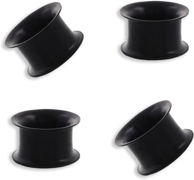 Set van Vier Zachte Silicone Oor Tunnel Plugs 10mm - Comfortabele Oor Stretcher voor Geleidelijk Uitbreiden en Dagelijks Gebruik Thuis