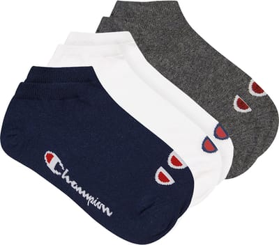 3 paar Champion sneakersokken maat. 35 - 46 Unisex sneaker korte sokken