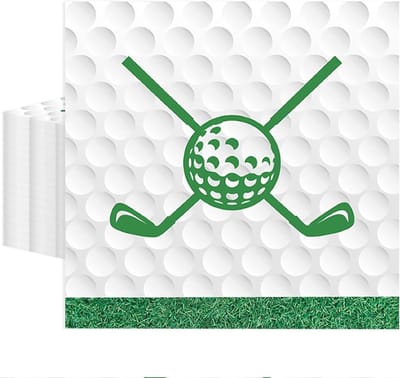 Decoratieve Servetten voor Golfthema - 20 Stuks - 2-laags - 33 cm - Ideaal voor Verjaardagen, Golftoernooien en Tafelversiering - Golffeest Decoratie