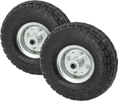 Kruiwagen As - Wielbouten Set - Vervanging Wiel - Dubbele Moeren - 20/15mm x 155mm