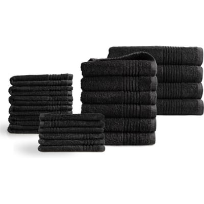 Phlox Handdoeken 22 delig set supreme oeko-tex made in green 600 g/m2 zacht