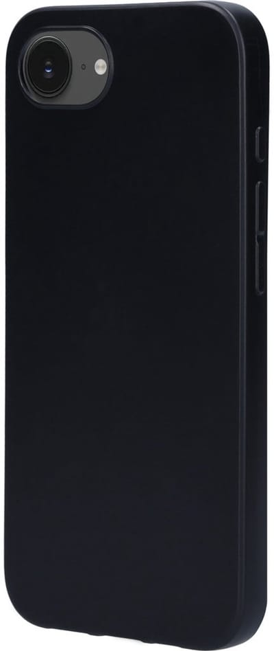 Mobiparts hoesje geschikt voor Apple iPhone 16e Apple iPhone 17e - Zacht TPU - Schokabsorberend TPU - Grip Coating - Zwart