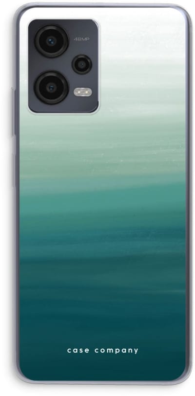 Case Company® - Hoesje geschikt voor Xiaomi Redmi Note 12 hoesje - Ocean - Soft Cover Telefoonhoesje - Bescherming aan alle Kanten en Schermrand