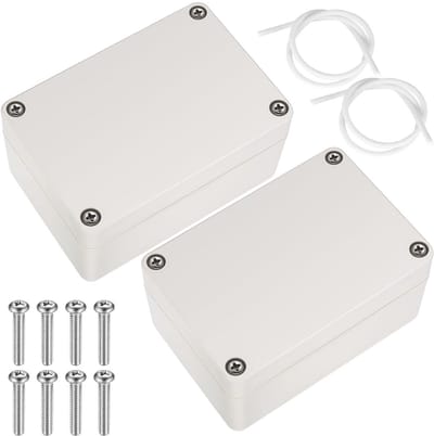 Waterdichte Aansluitdozen voor Elektronische Toepassingen - Verpakking van 2 - 100 x 68 x 50 mm