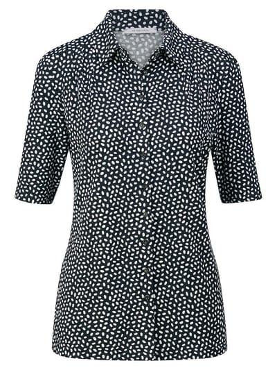 Blouse Van Peter Hahn blauw