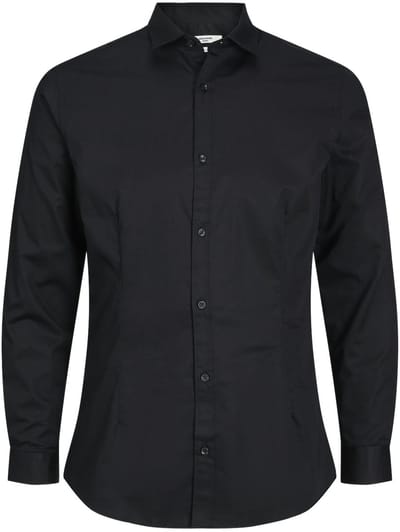 Jack & Jones Overhemd Jjprparma Shirt L/s Noos 12097662 Black Mannen Maat - XL