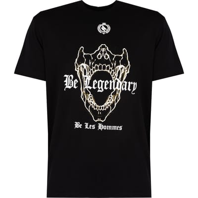Les Hommes T-Shirt Be Legendary Mannen zwart