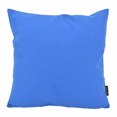 Gek op kussens! Sierkussen uni blauw | 45 x 45 cm | katoen/polyester