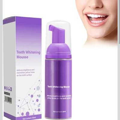 100% originele gegarandeerd tanden bleek mousse 50ML wittere tanden zonder schadelijke stoffen. Tandpasta mousse