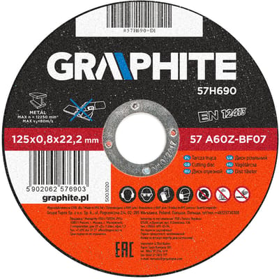 Grupa Topex Graphite - Zaagblad voor Metaal - 125 mm - Verhoogde Snijsnelheid - Veiligheid