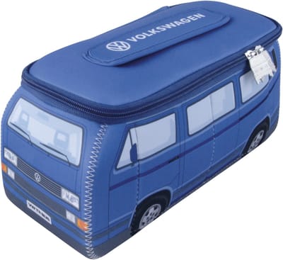 BRISA VW Collection - Volkswagen neopreen universele make-up-cosmetica-cultuur-reistas-pharmacy-tas in T3 Bulli Bus design (groot)
