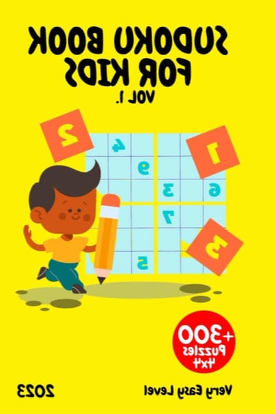 Sudoku Boek Kinderen - Logica Puzzels - Hersenen Trainen - 300 Zeer Makkelijke Puzzels - 15 x 23 cm