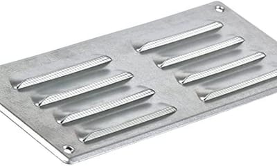 Ventilatierooster 260 x 105 mm, verzinkt met bescherming tegen knaagdieren - Voor optimale luchtcirculatie