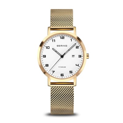 Bering - 18634-334 - Polshorloge - Dames - Kwarts - Titanium