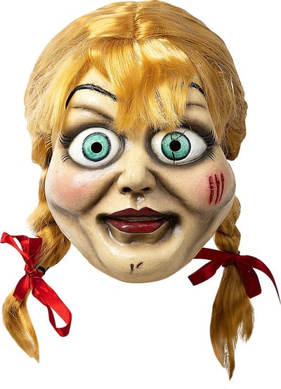 FUNIDELIA Deluxe Annabelle Masker voor volwassenen
