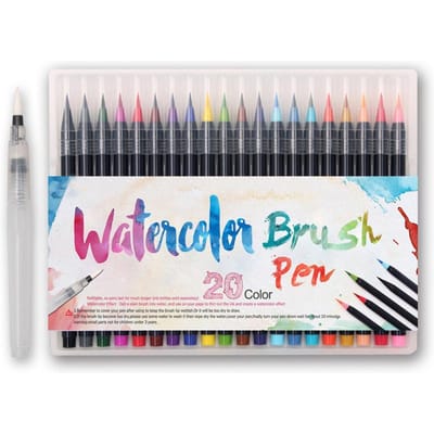 201 STuks Waterverf Penselen Pennen Markers Verzameling voor Kunst Schilderen Tekenen Schoolbenodigdheden Kunstenaars Beginner Schilders
