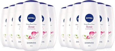 Nivea Douchegel Rose & Almond Oil - 12 x 250 ml