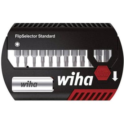 Wiha Bitsatz FlipSelektor Standard 13tlg+Halter 1/4Torx T7-T40 39124 Bitset 13-delig Binnen-Torx