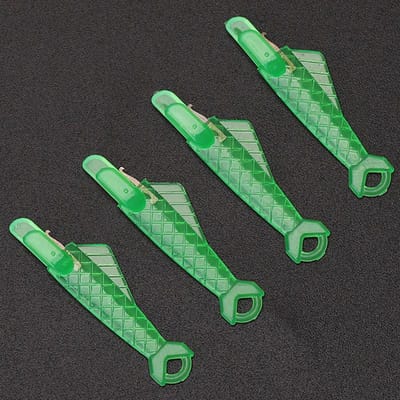 Enfile-aiguille de Type petit poisson, Machine à coudre, enfile-aiguille Simple, 5 pièces 5pcs green
