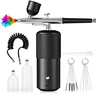 Allecto - Draadloze Airbrush Set - Usb Opladen - voor Make-up en